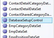 DatabaseSetupControl added to the VS.Net toolbox